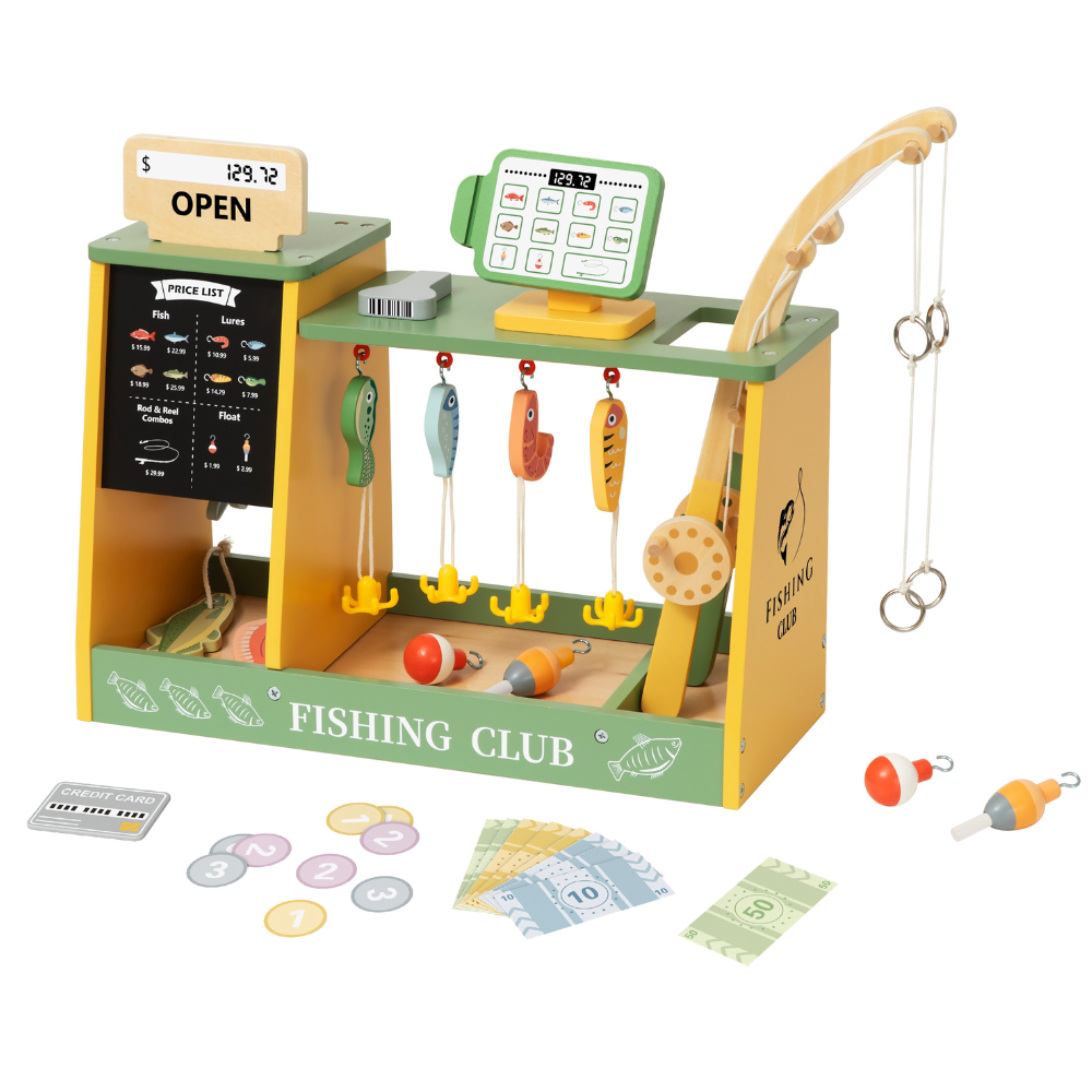 Pretend Play Fishing Market Shop Toy Set