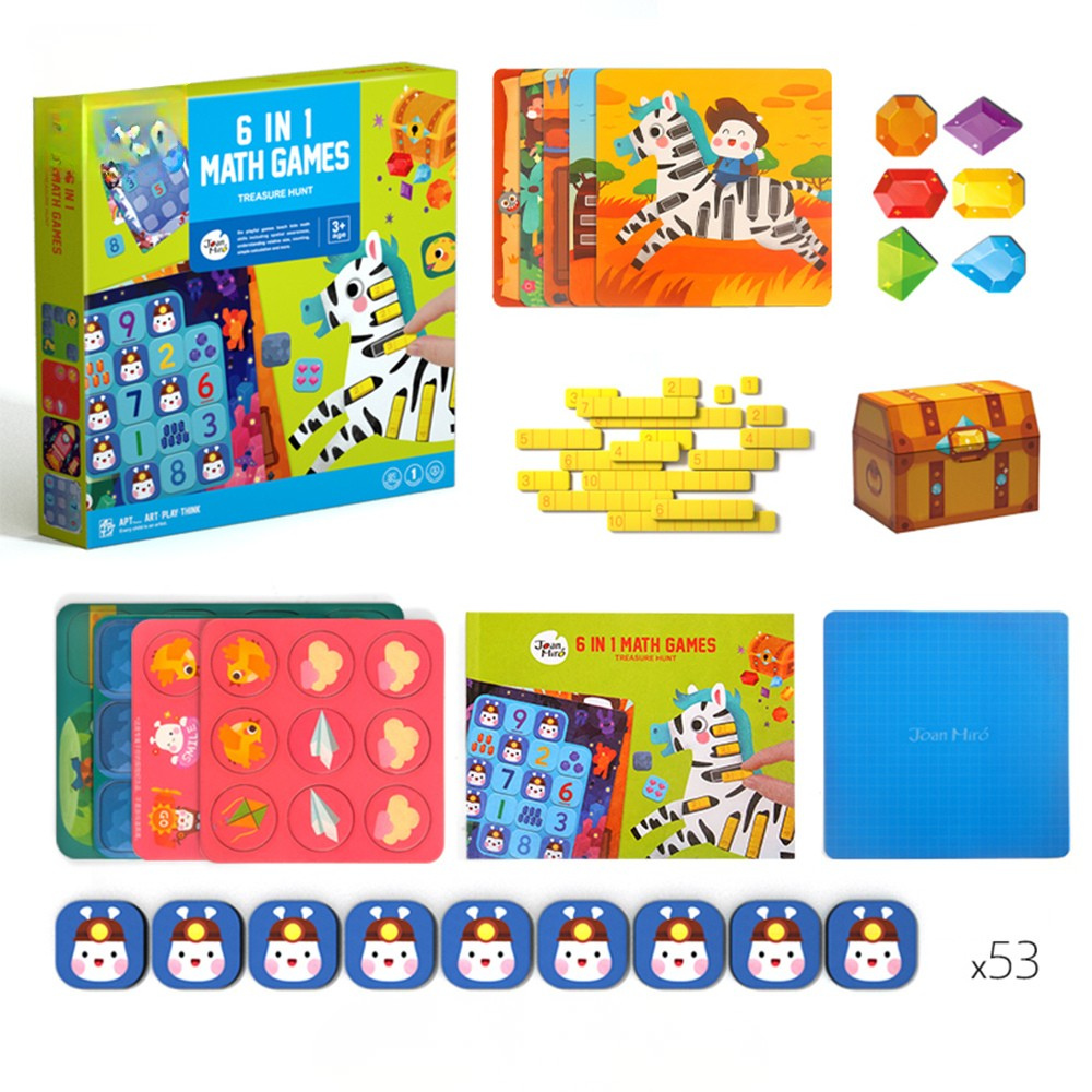 6-in-1 Magnetic Math Games
