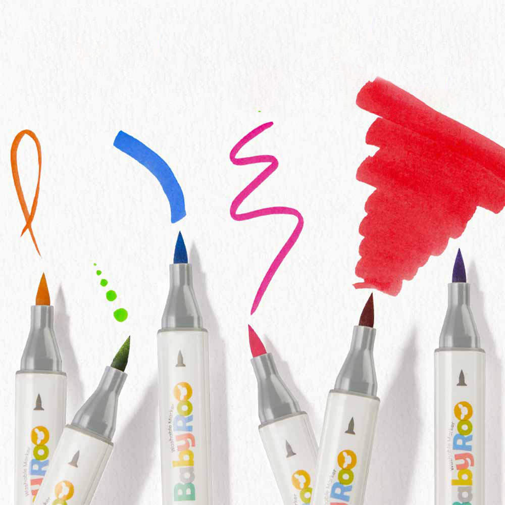 Dual-Tip Washable Art Markers