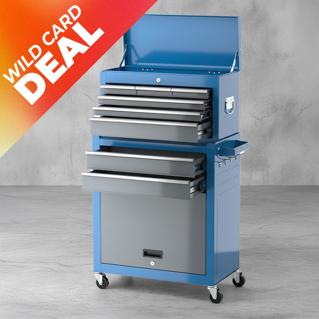 8-Drawer Multi-Functional Storage Trolley Cart