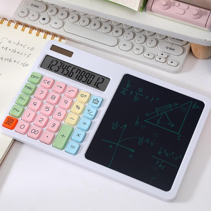 12-Digit LCD Writing Tablet Calculator with Stylus