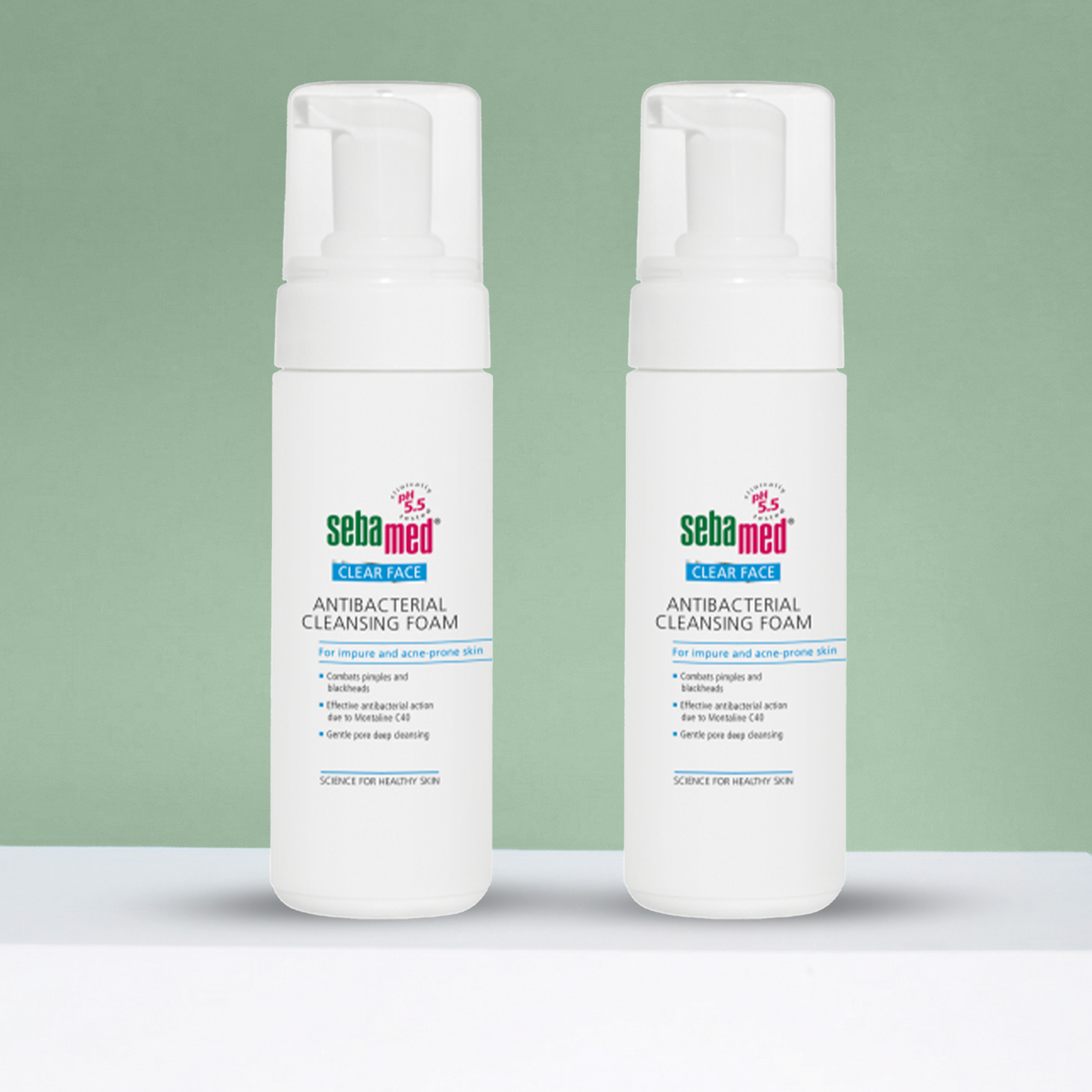 2x 150ml Clear Face Cleansing Foams