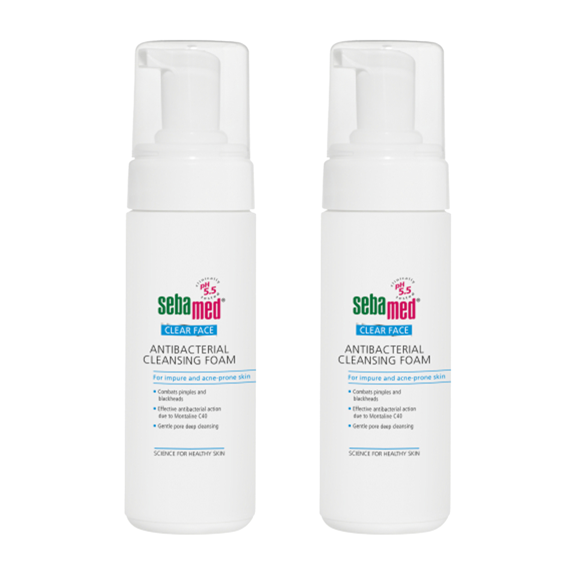 2x 150ml Clear Face Cleansing Foams