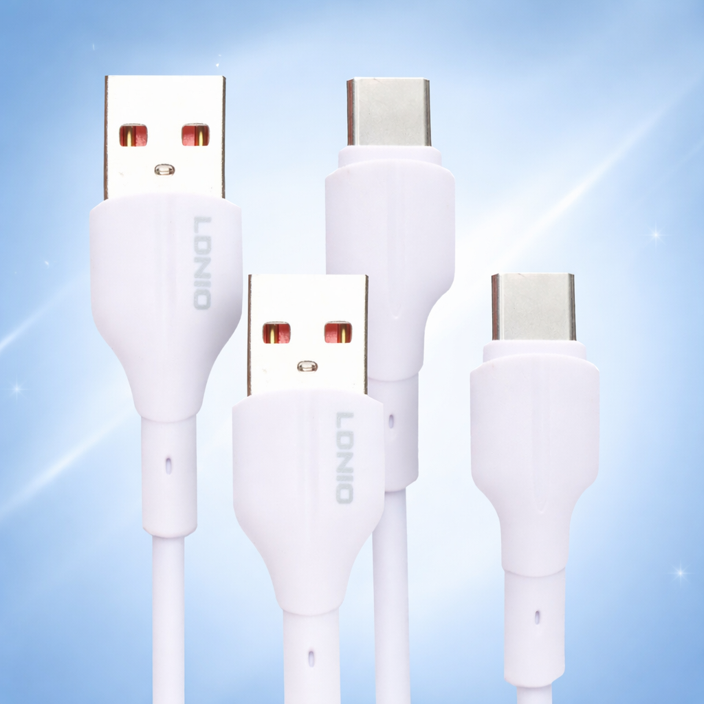 2x 25W 2m Ultra Strong USB Fast Charging and Data Cables