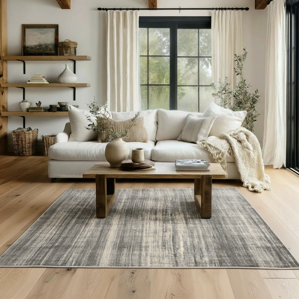Artistic Grey Rug