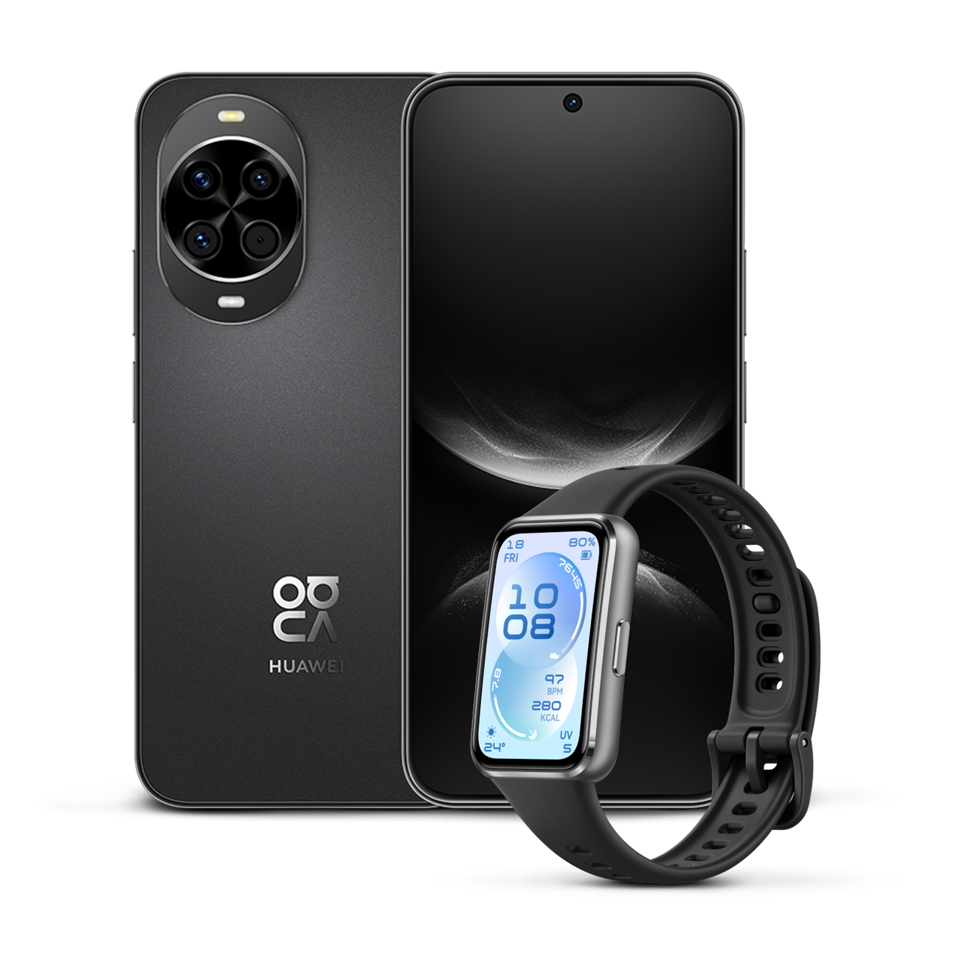 256GB Nova 14 Series 4G 12GB RAM Smartphone with Band 11 Watch and Portable Coffee Cup