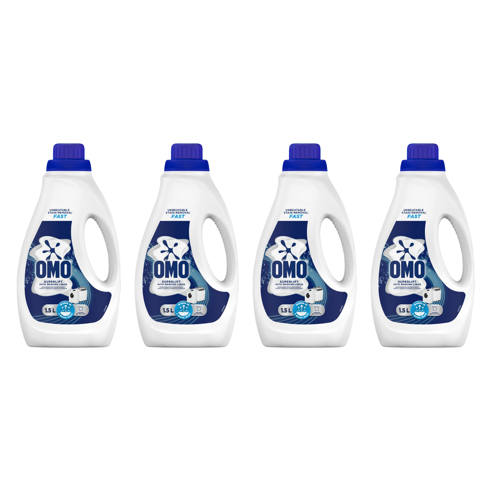 4x 1.5L Auto Washing Liquids
