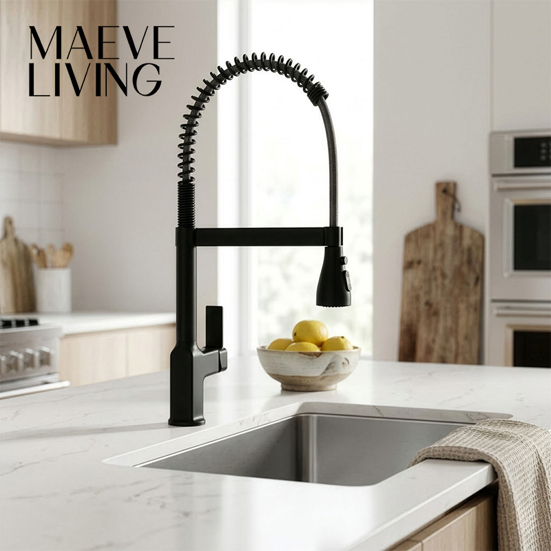 Multi Spray Kitchen Faucet with Flexible Hose