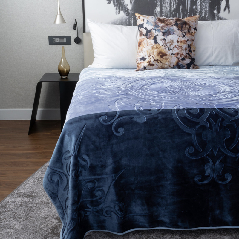 Colourful Faux Minx Blanket