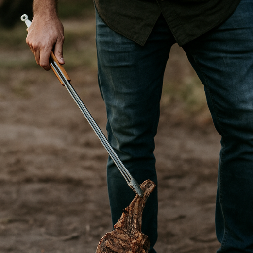 80cm Extra Length Braai Tongs