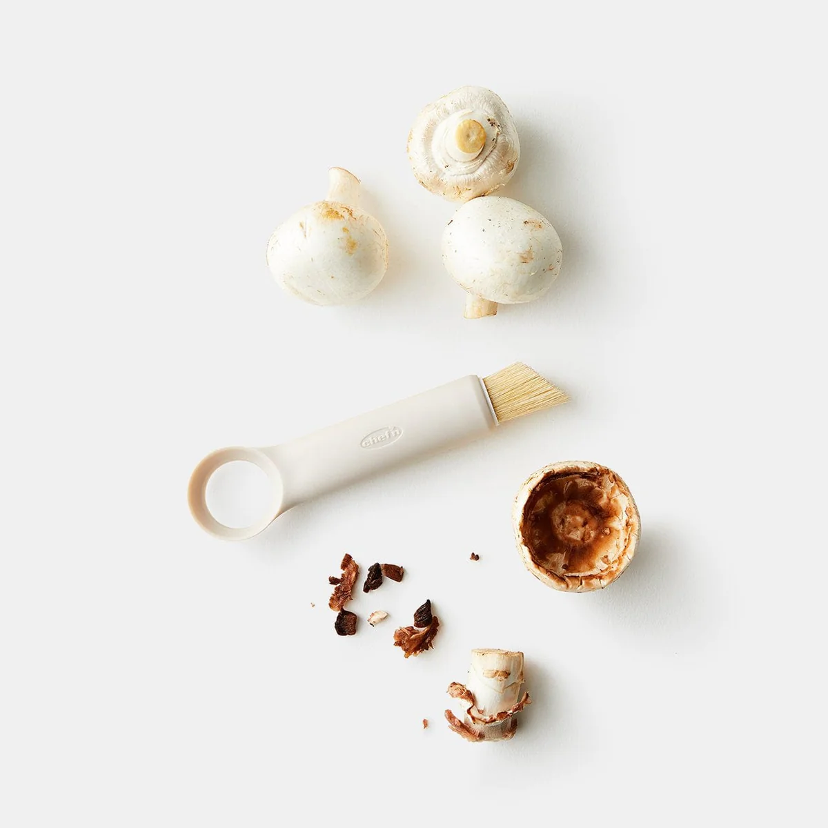 Mushroom Corer with Brush