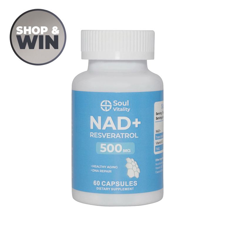 NAD+ Resveratrol Dietary Supplement Capsules (60's)