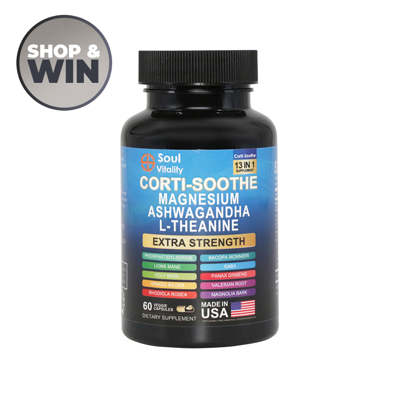 13-in-1 Corti-Soothe Magnesium Ashwagandha Capsules (60's)
