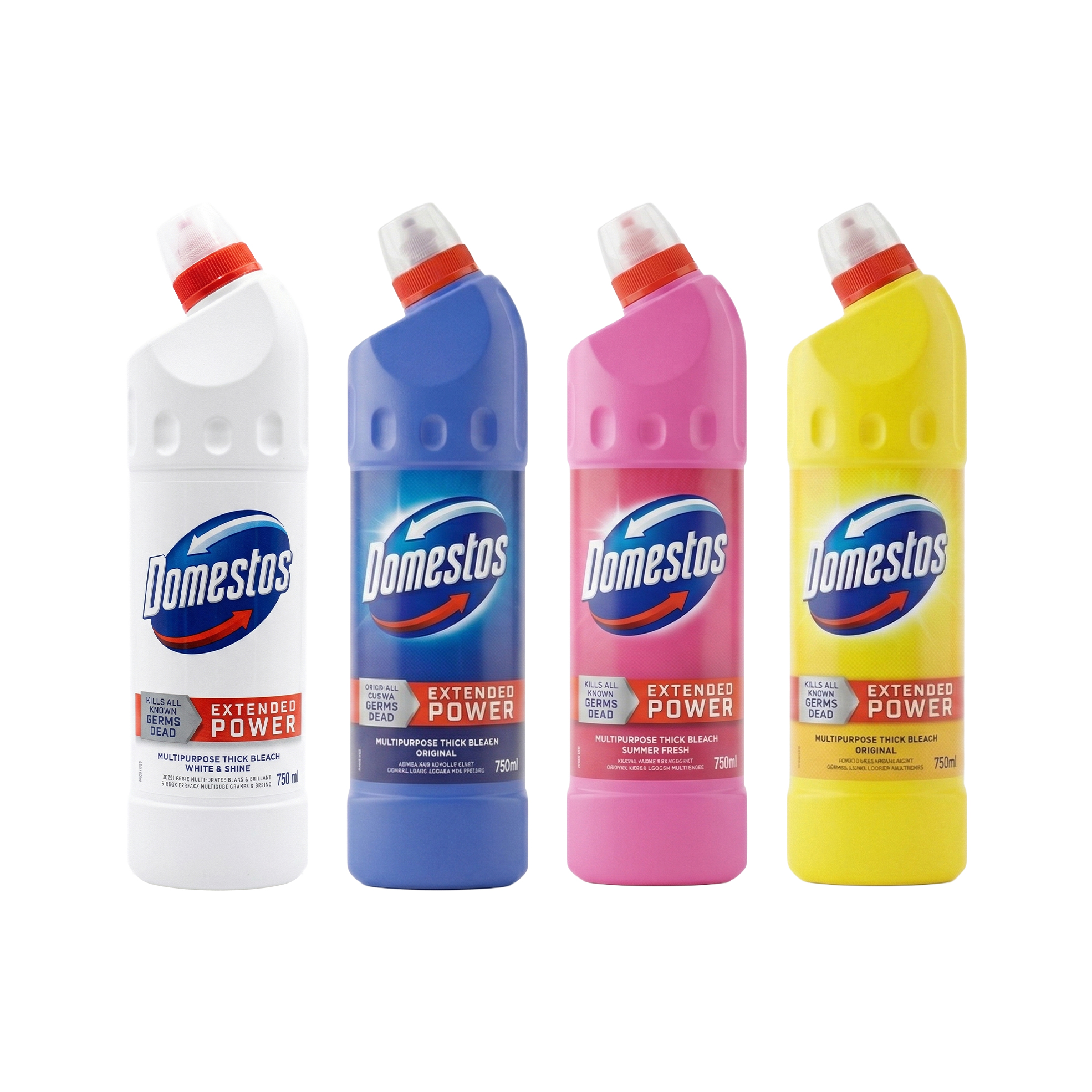 5x 750ml Multi-Purpose Bleaches