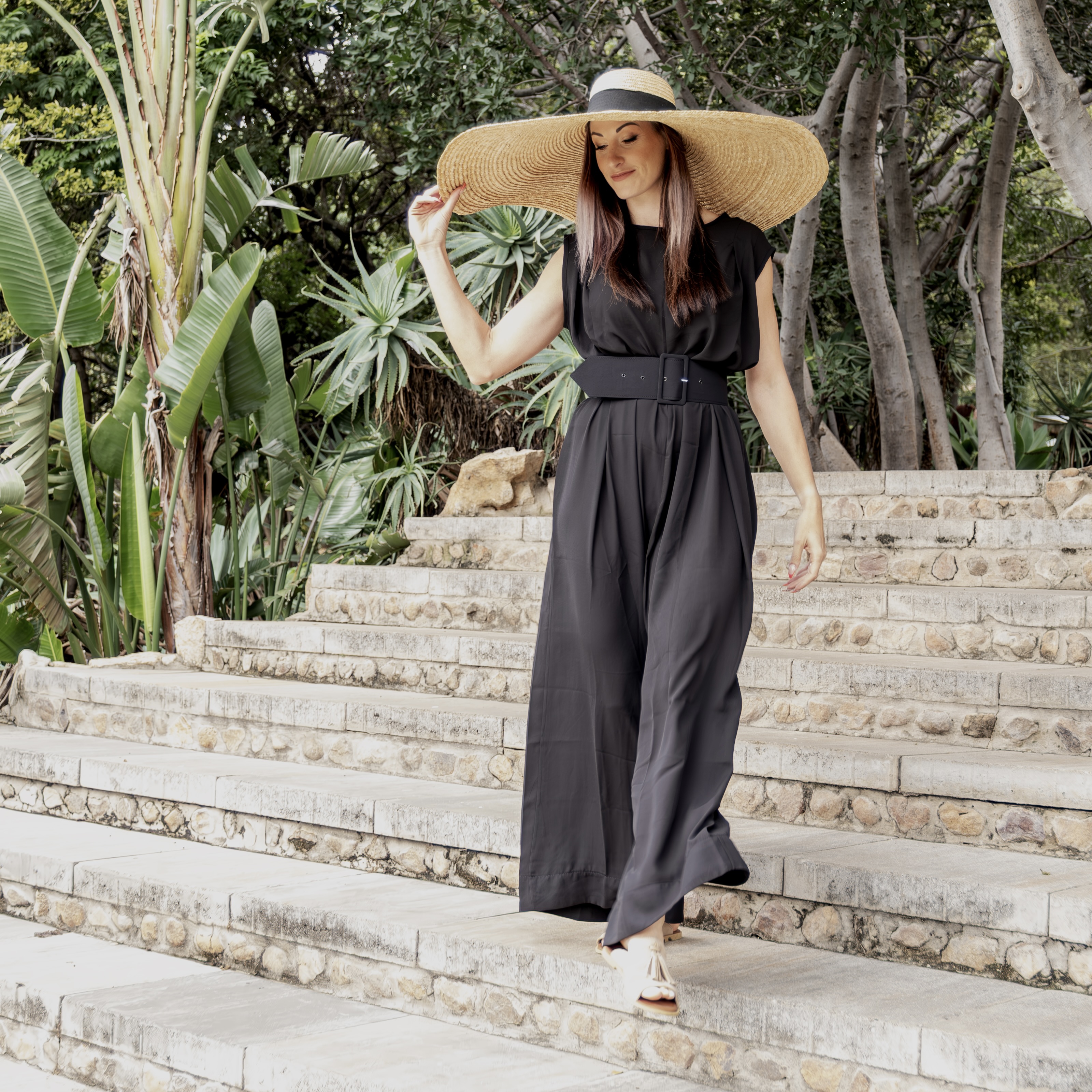 Ladies Wide Leg Jumpsuit