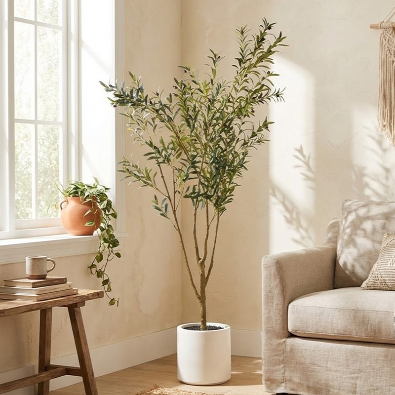 Artificial Indoor or Outdoor Olive Tree
