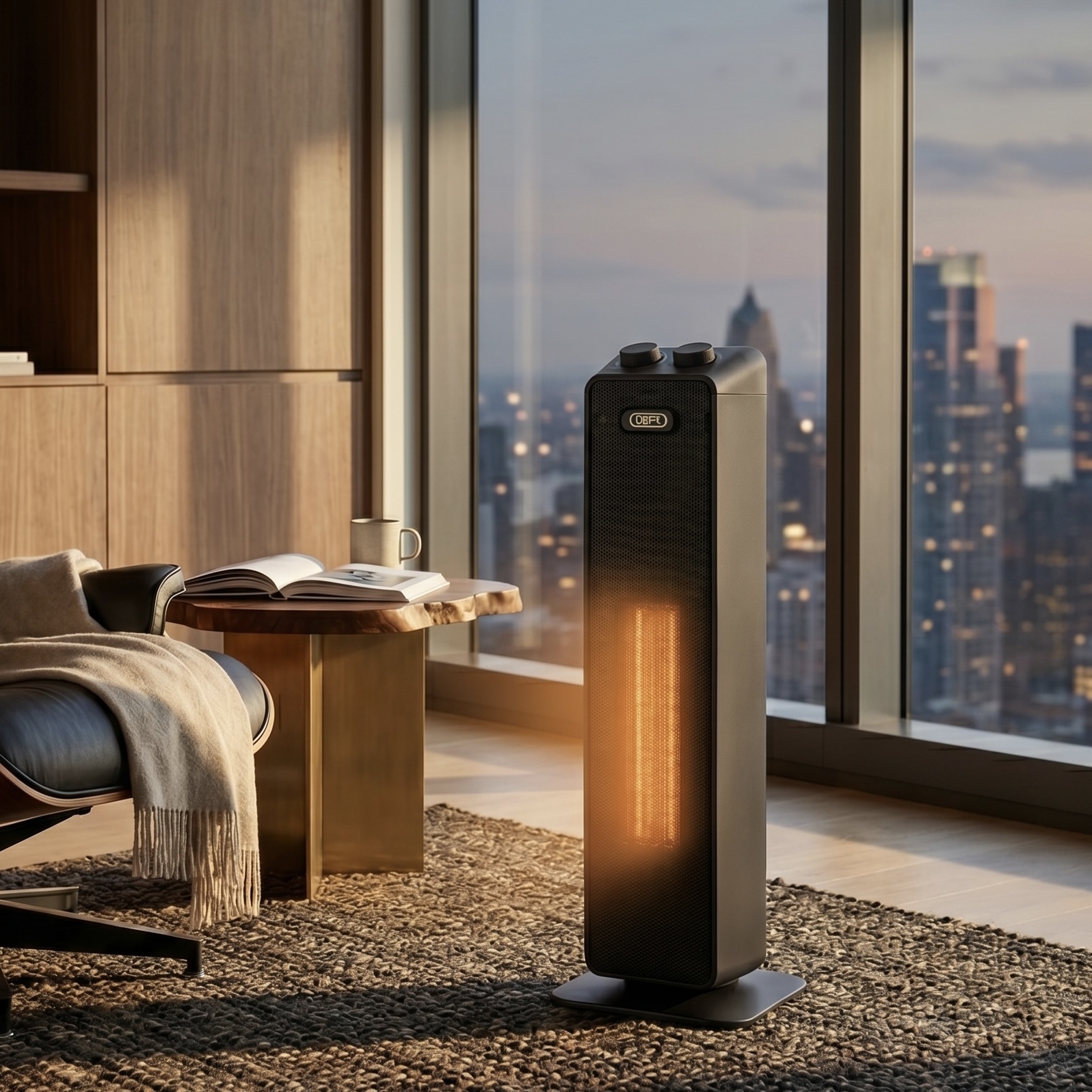 2000W Tower Fan Heater