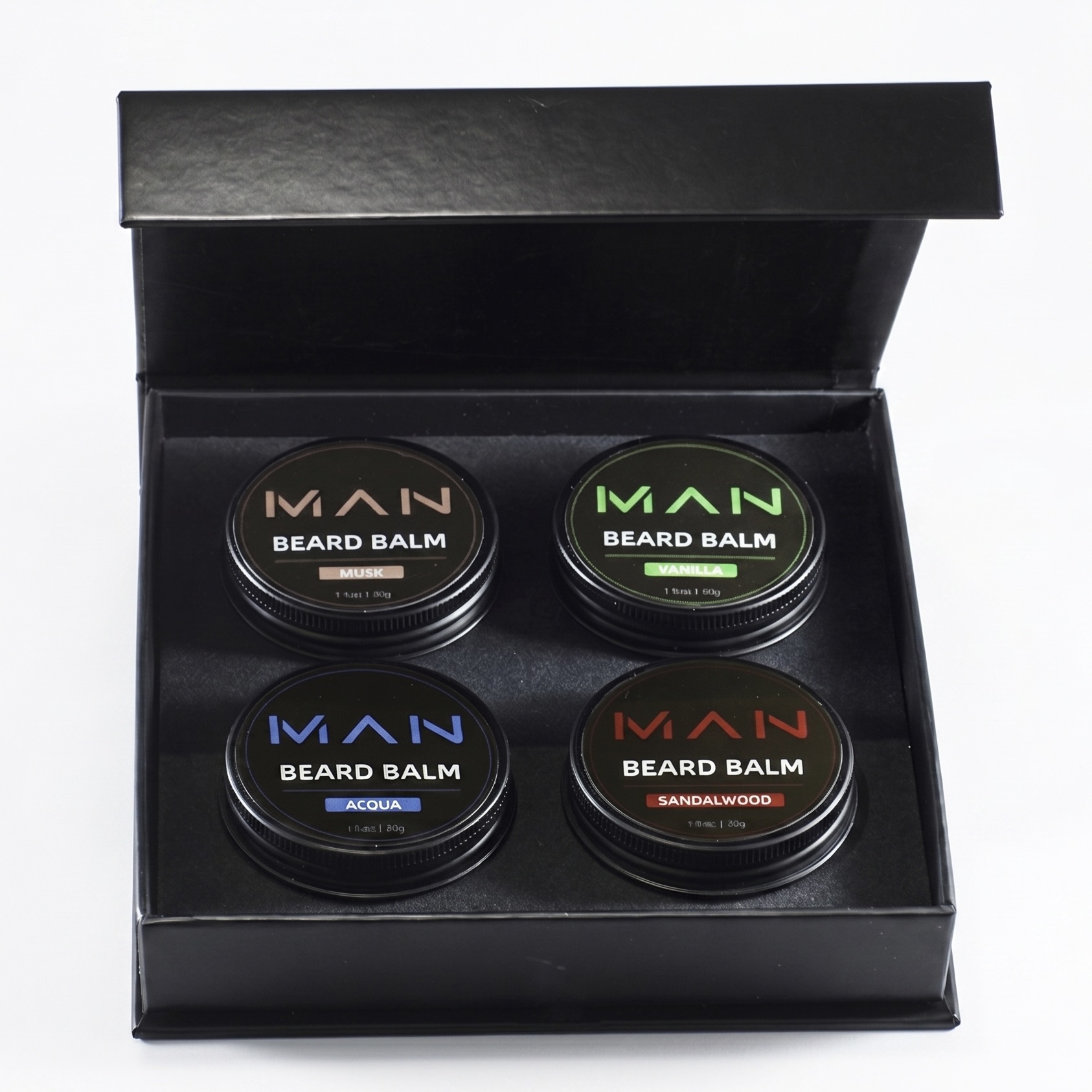 4x 30g 4-in-1 Beard Balms