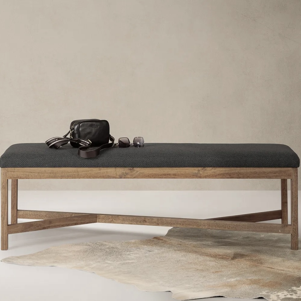 Alice Contemporary Rubberwood Bench — R2799 on OneDayOnly (was R3500)