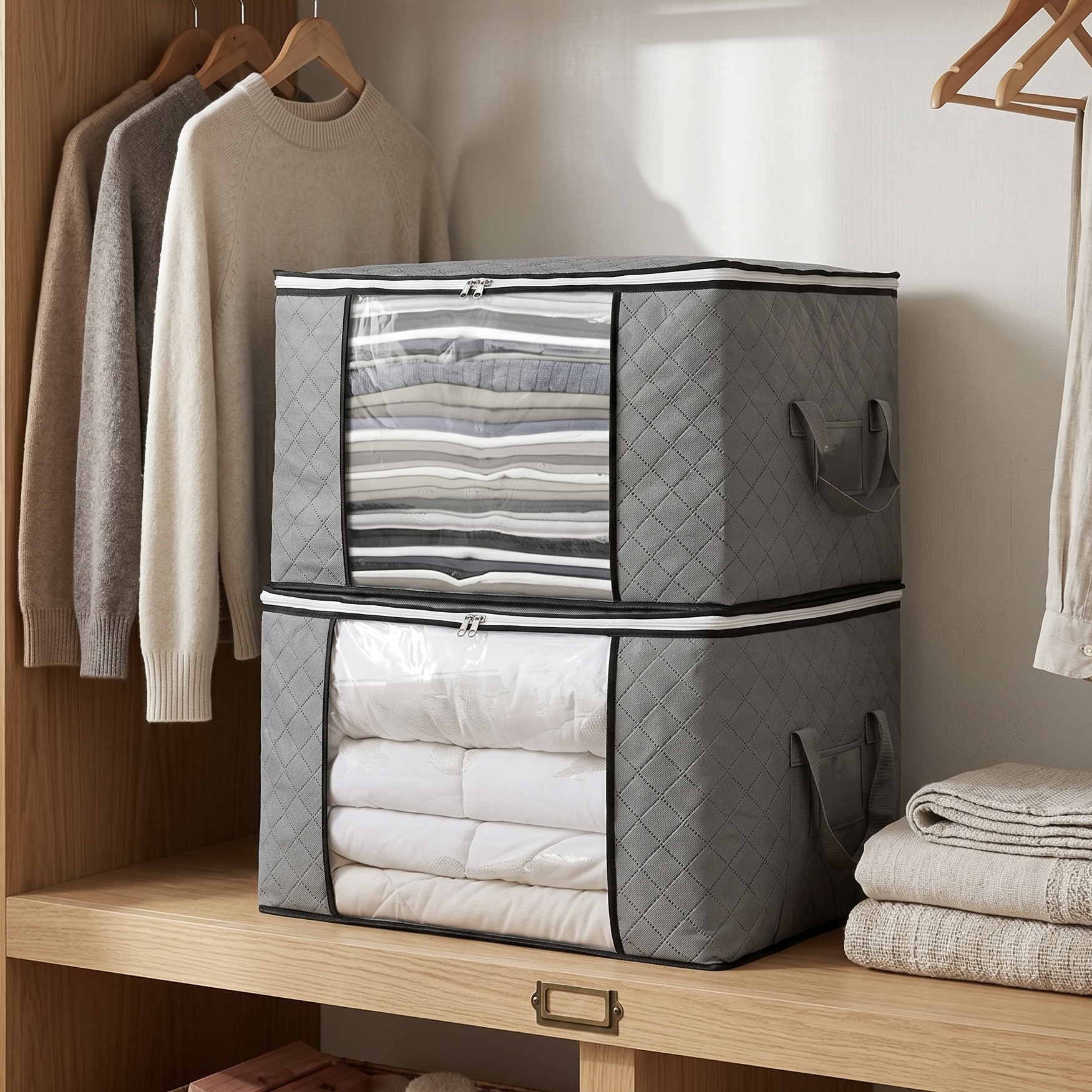 2x Household Storage Bags