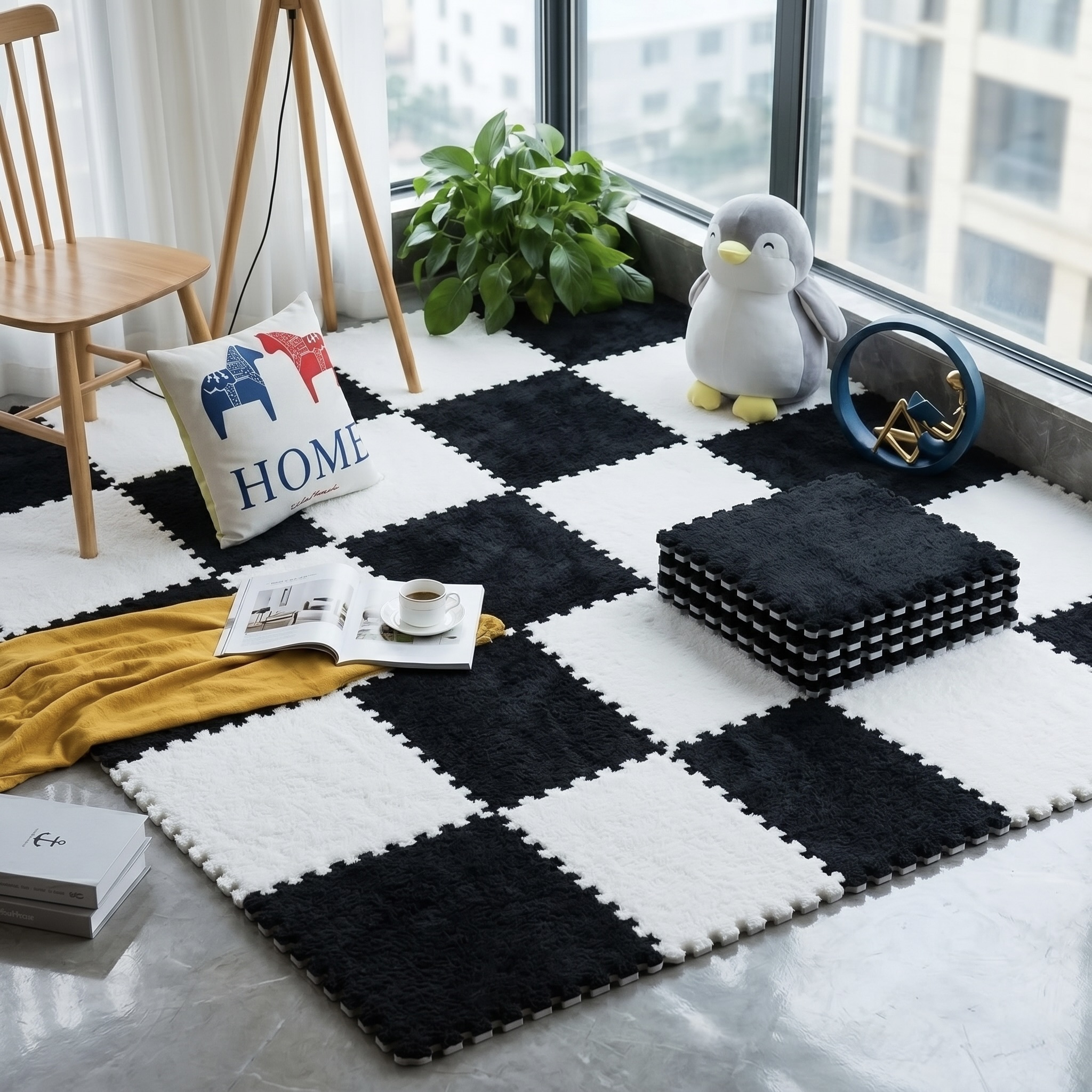 56% off on 18x Velvet Foam Interlocking Tiles | OneDayOnly