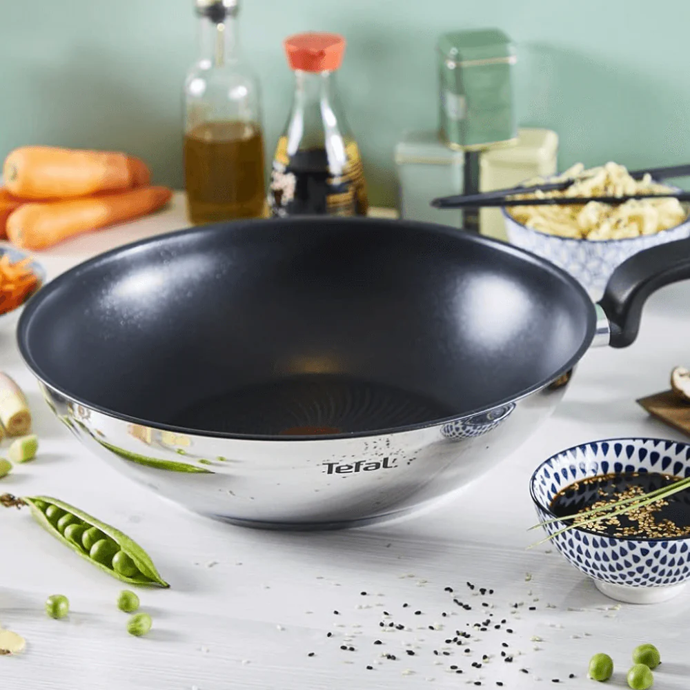 28cm Stainless Steel Wok Frying Pan