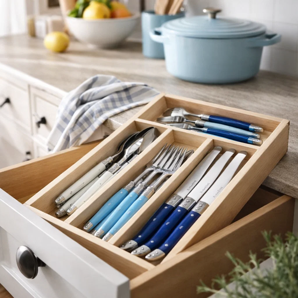 24-Piece Cutlery Set in Wooden Box