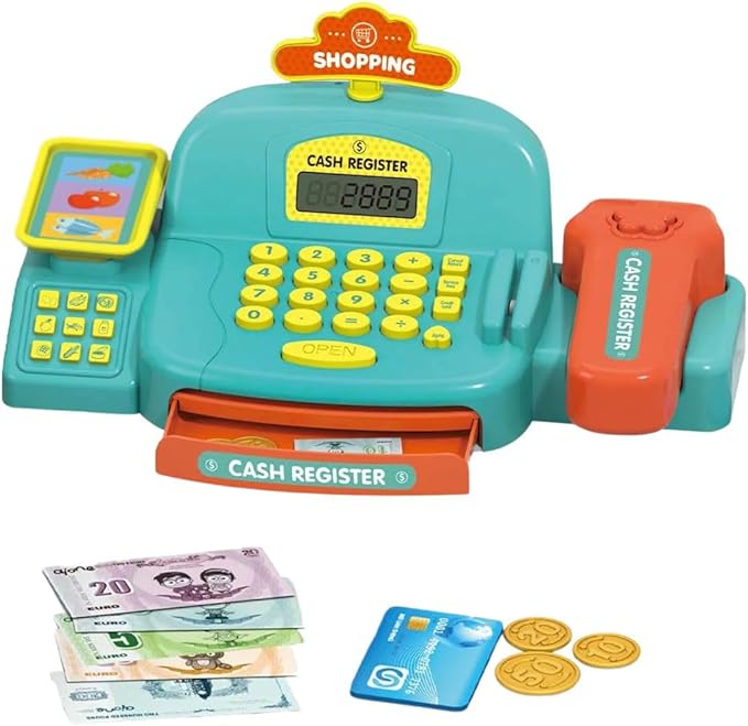 Pretend Play Cash Register Playset