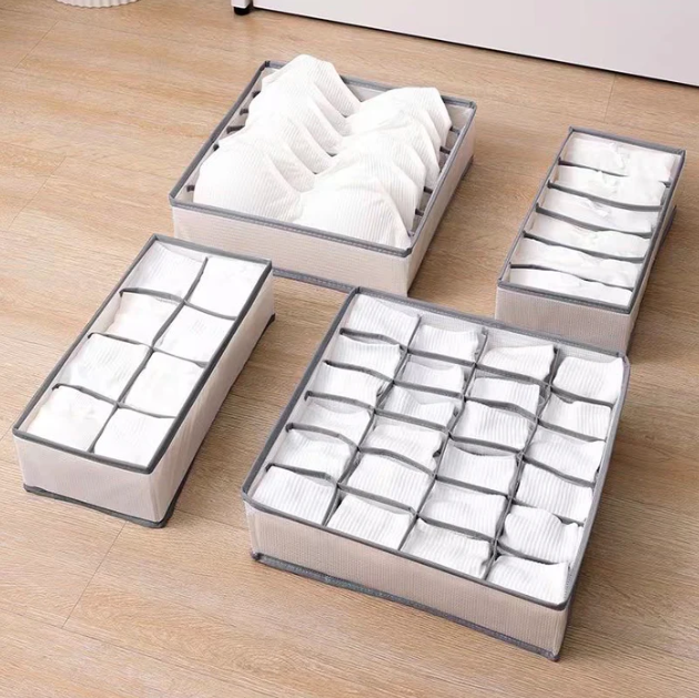 4-Piece Drawer Storage Organiser Set