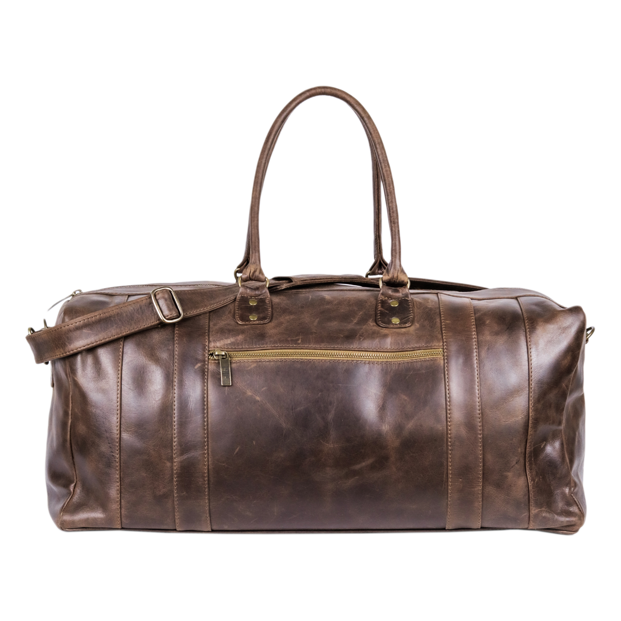 Genuine Leather Romolo Overnight Bag