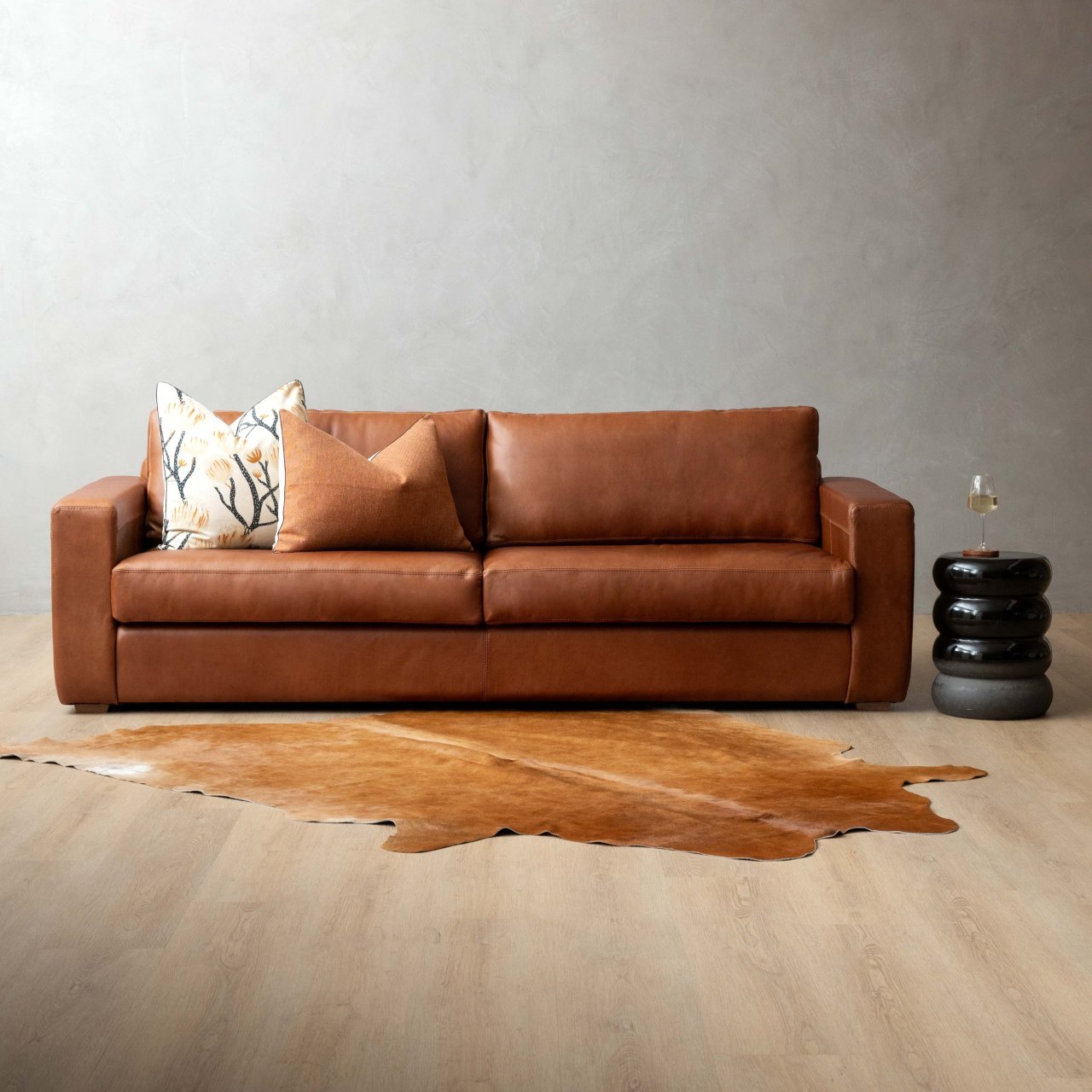 Clanwilliam 4-Seater Leather Couch