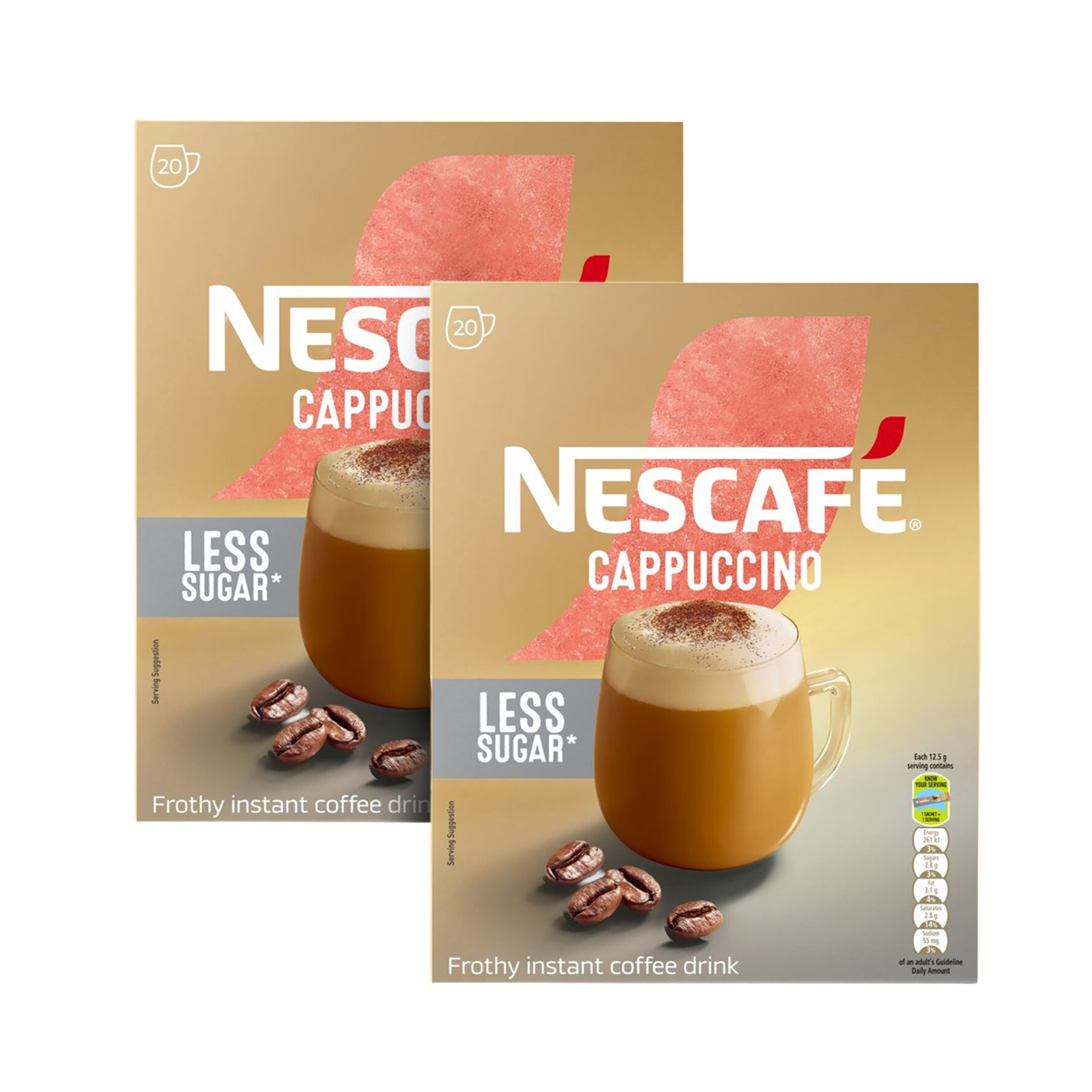 2x 20's Cappuccino Sachets