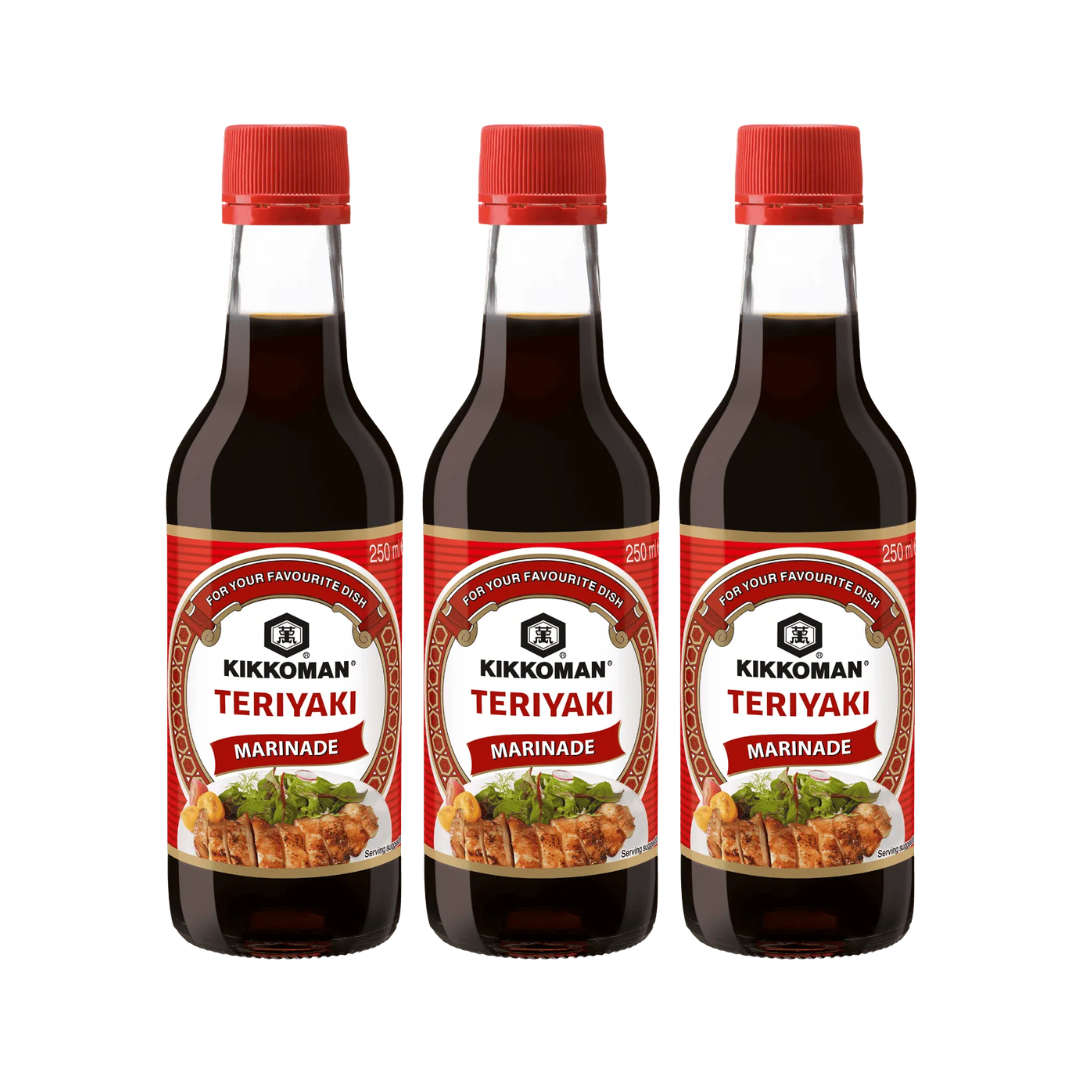 3x 250ml Teriyaki Marinade Sauces
