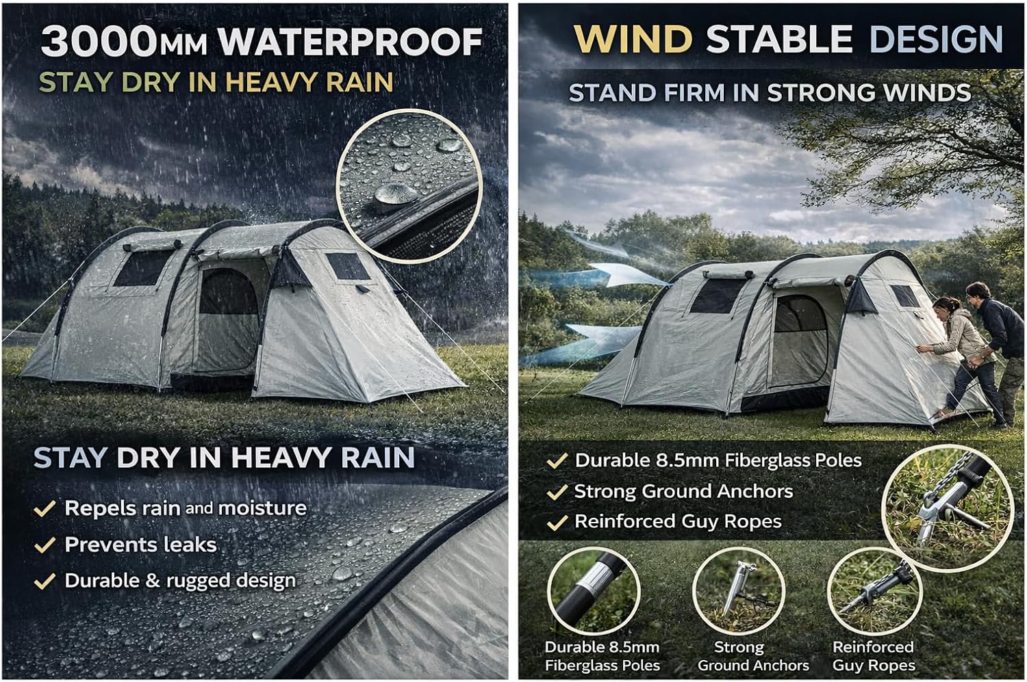 R400 off on A2Z 3-Person Camping Tent | OneDayOnly