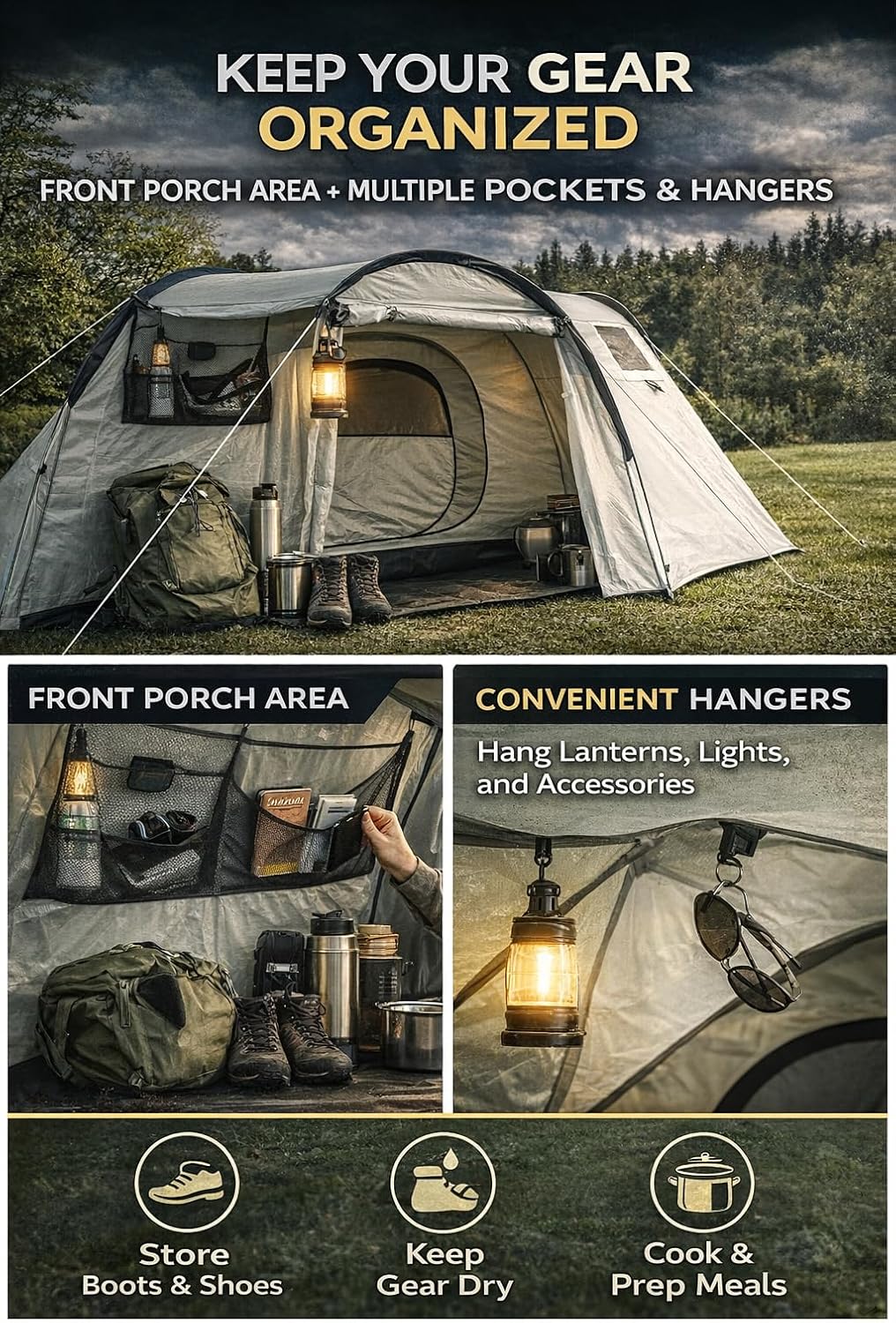 R400 off on A2Z 3-Person Camping Tent | OneDayOnly