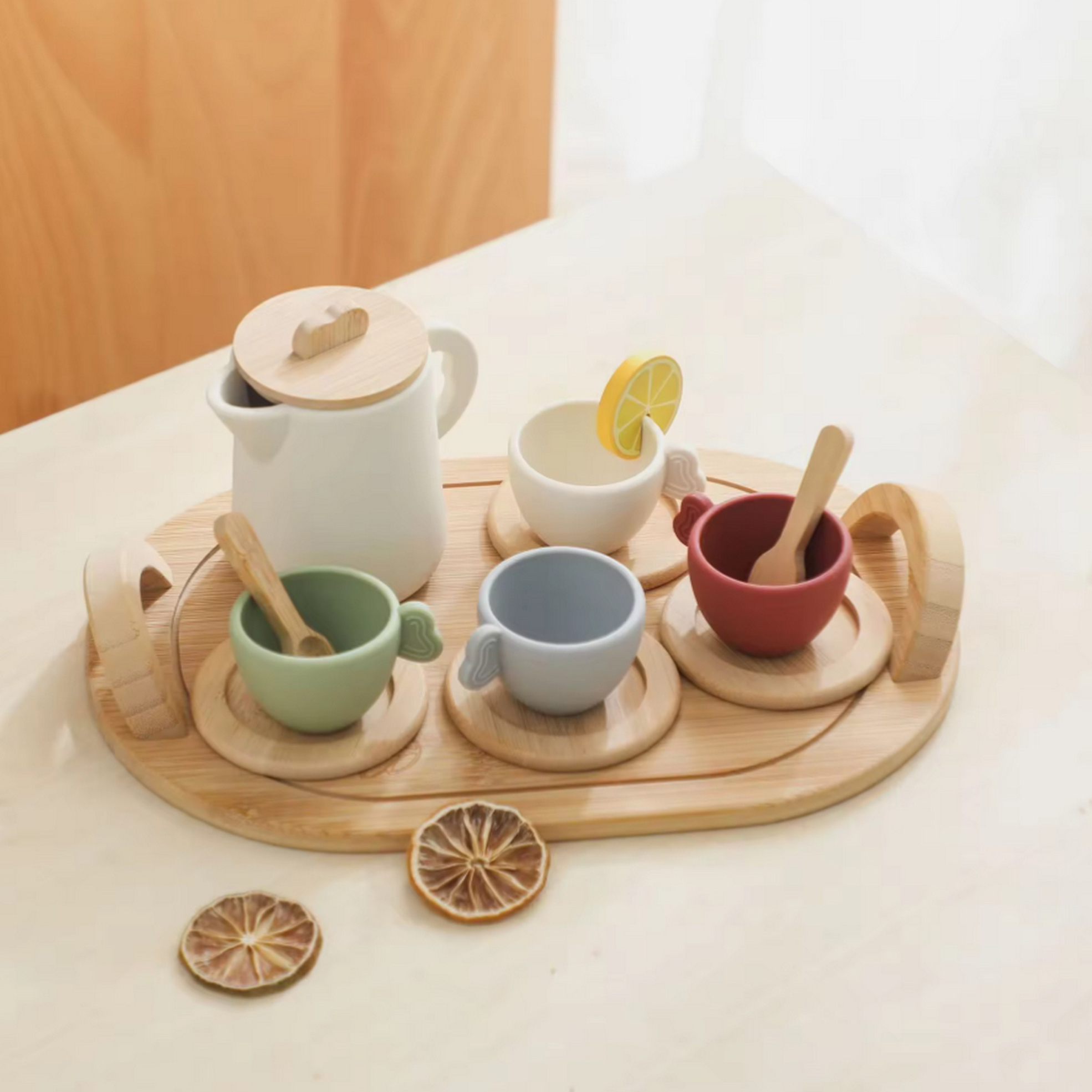Kids Wooden Tea Party Set