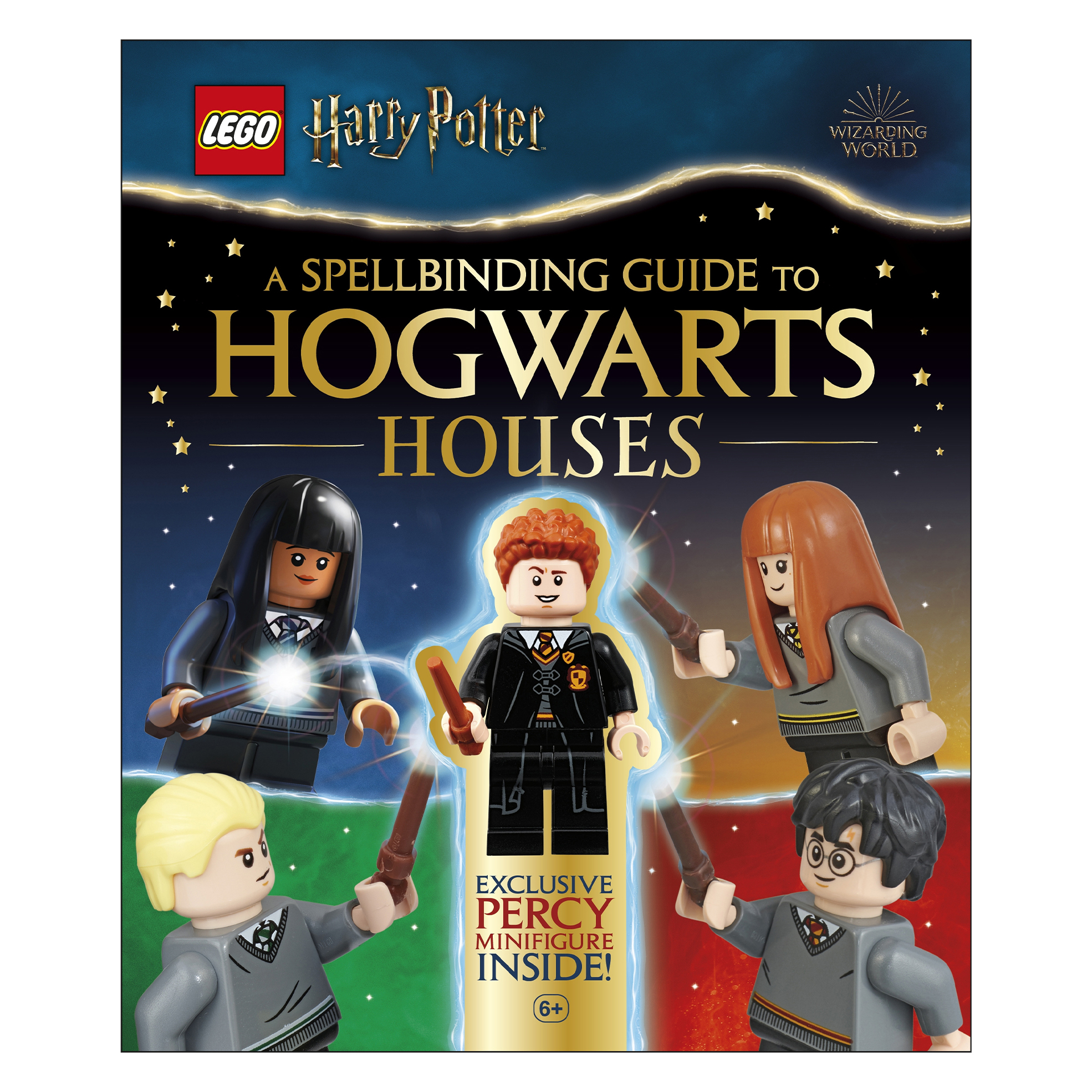 Harry Potter: A Spellbinding Guide to Hogwarts Houses - With Exclusive Percy Weasley Minifigure (Hardcover)