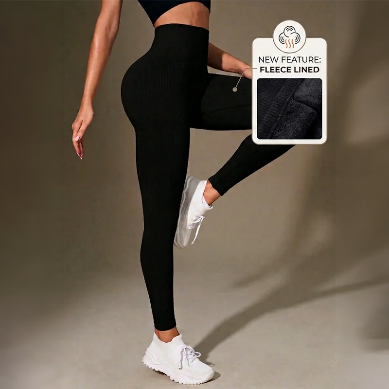 Ladies HeatFit Fleece Lined Leggings