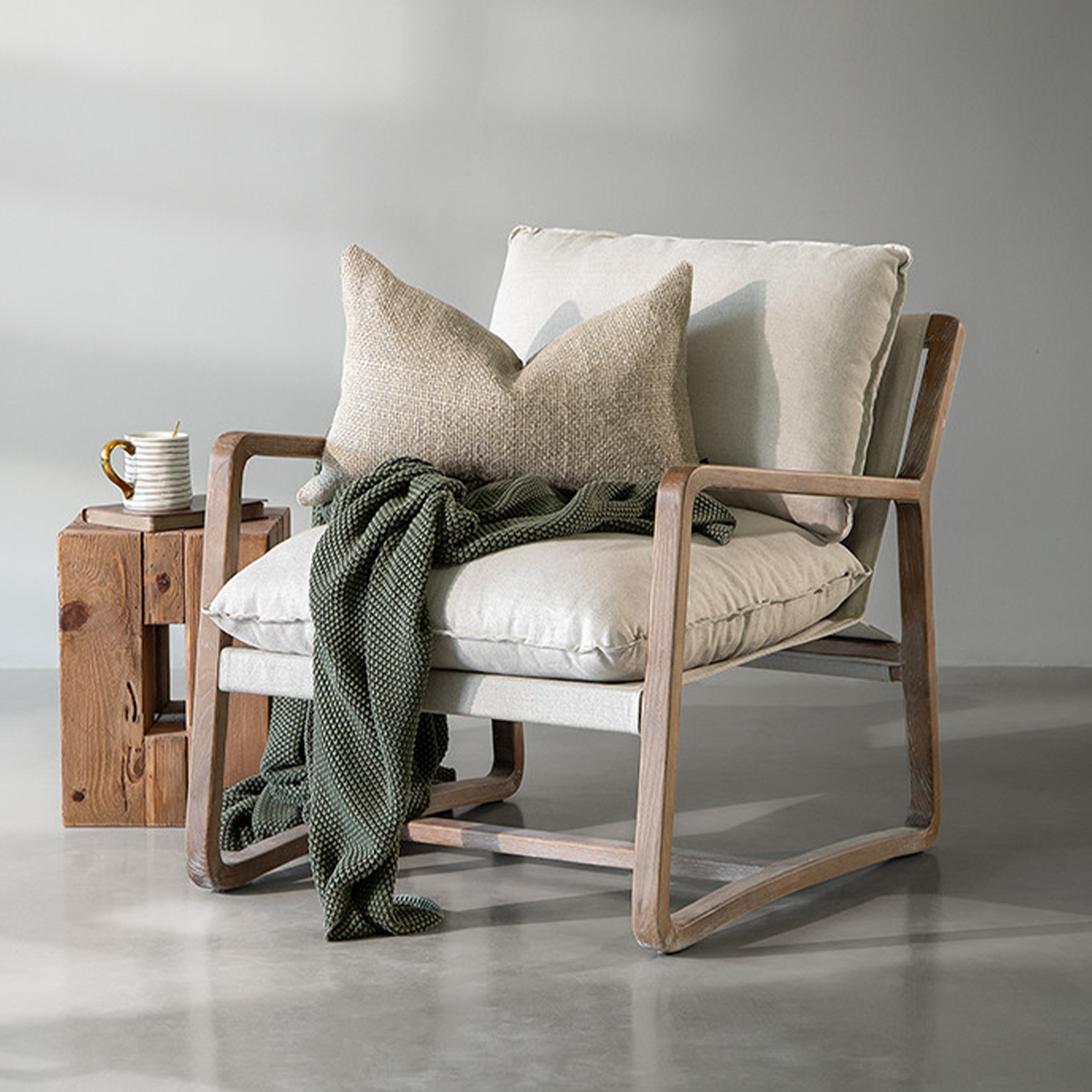 Solid Ashwood Armchair