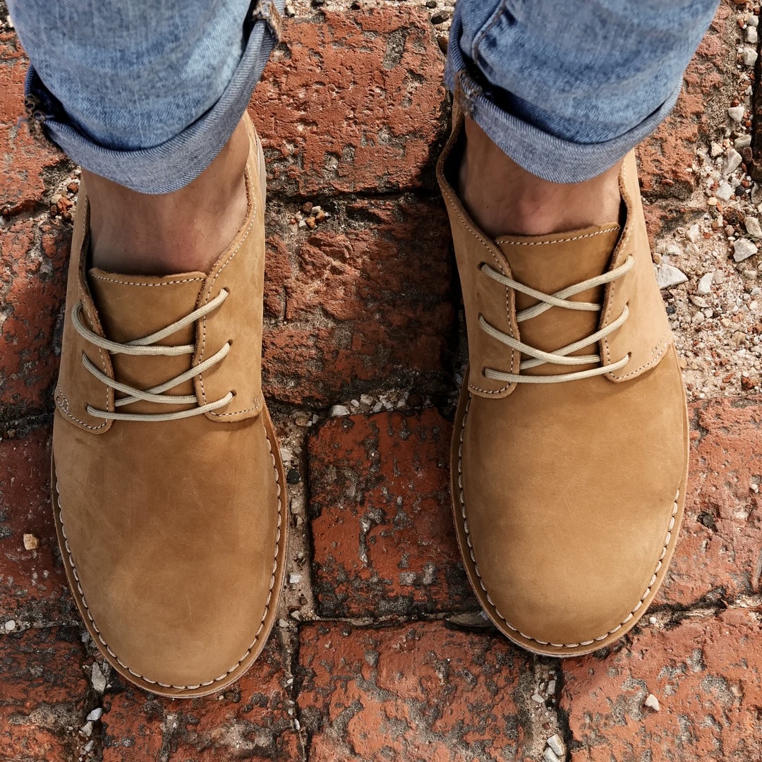 Men's Genuine Leather Vellies