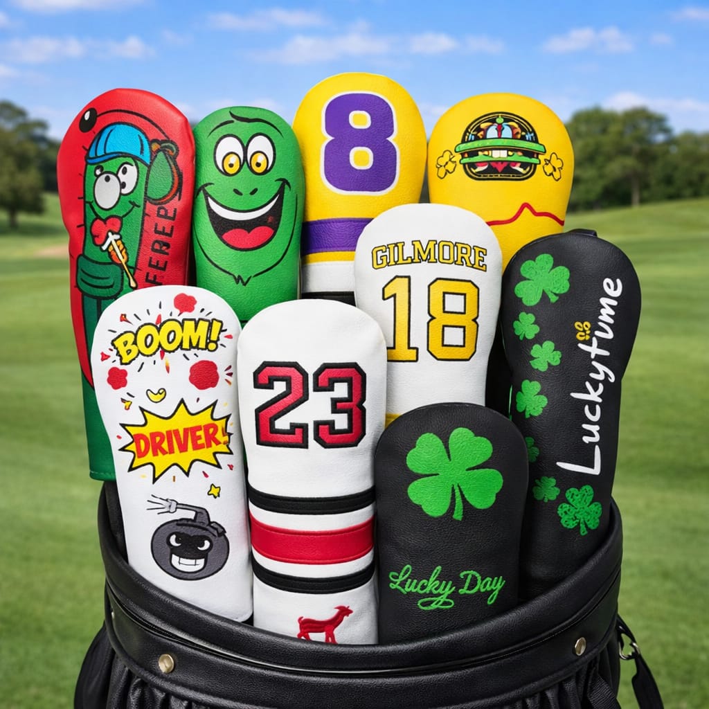3-Piece Golf Club Cover Set