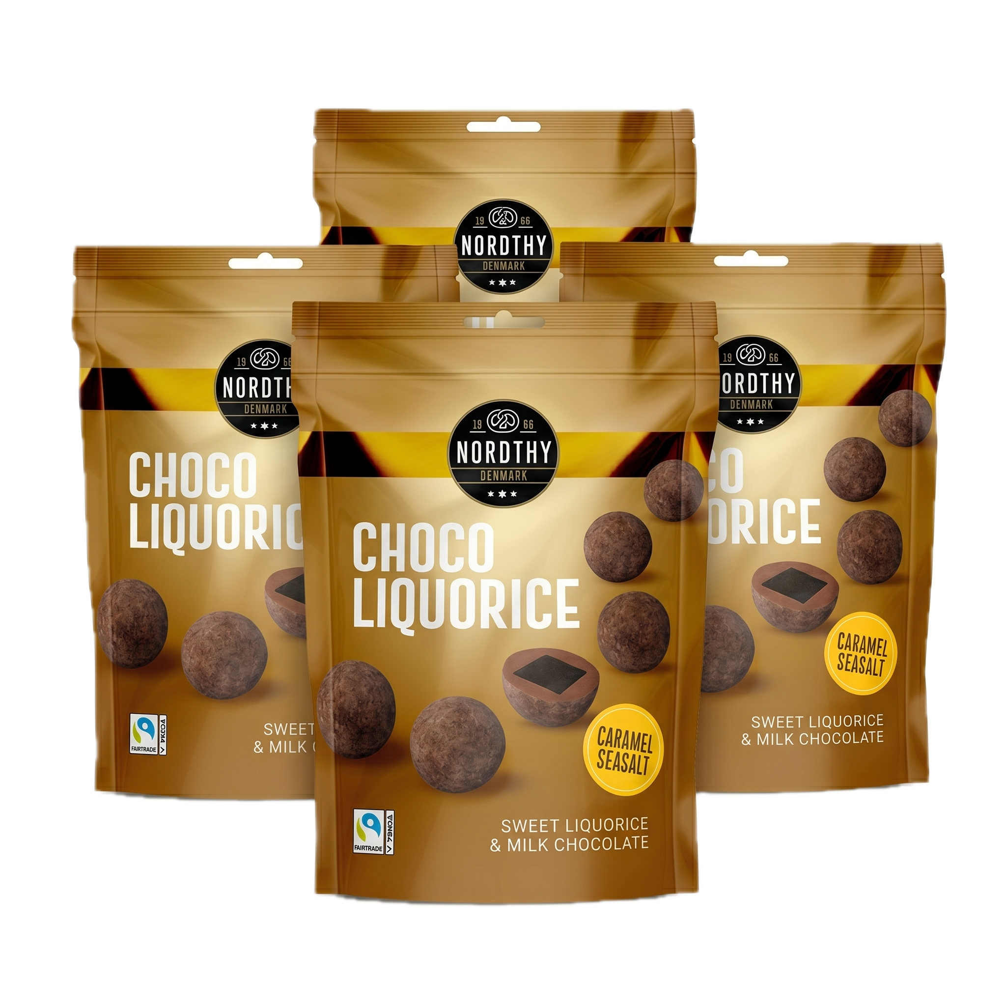 4x 110g Sweet Liquorice and Chocolate Balls