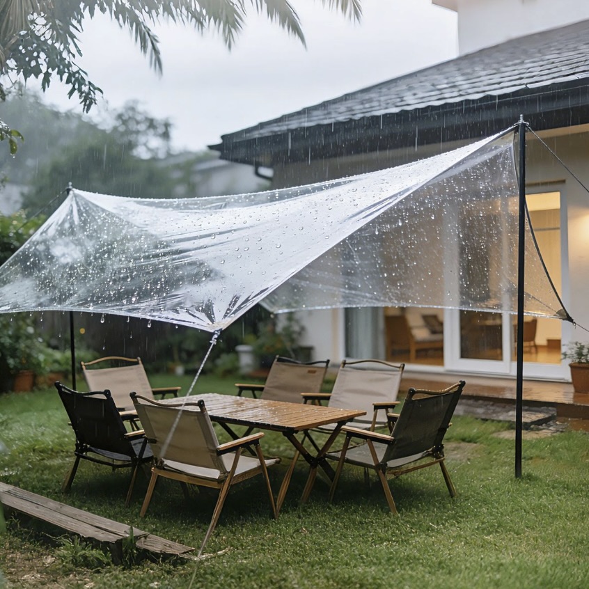 Heavy Duty Transparent Waterproof Cover