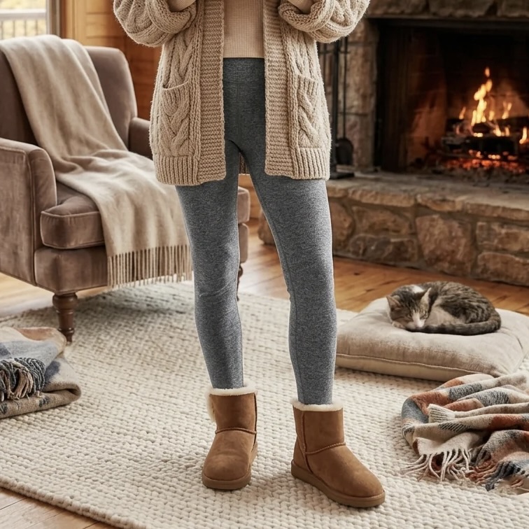 Ladies Fleece-Lined Leggings