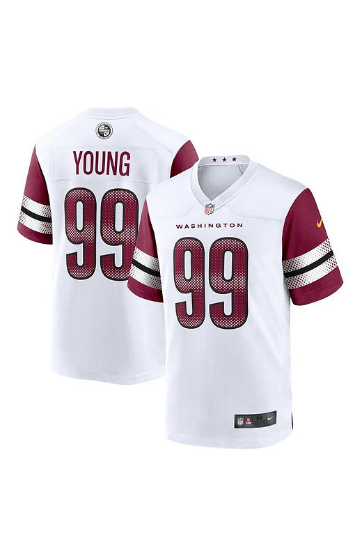 White - Chase Young Washington Commanders Nike Game Jersey