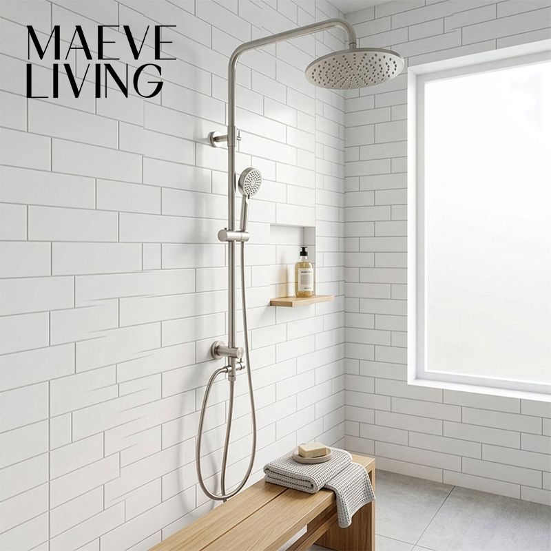 Brushed Overhead Shower