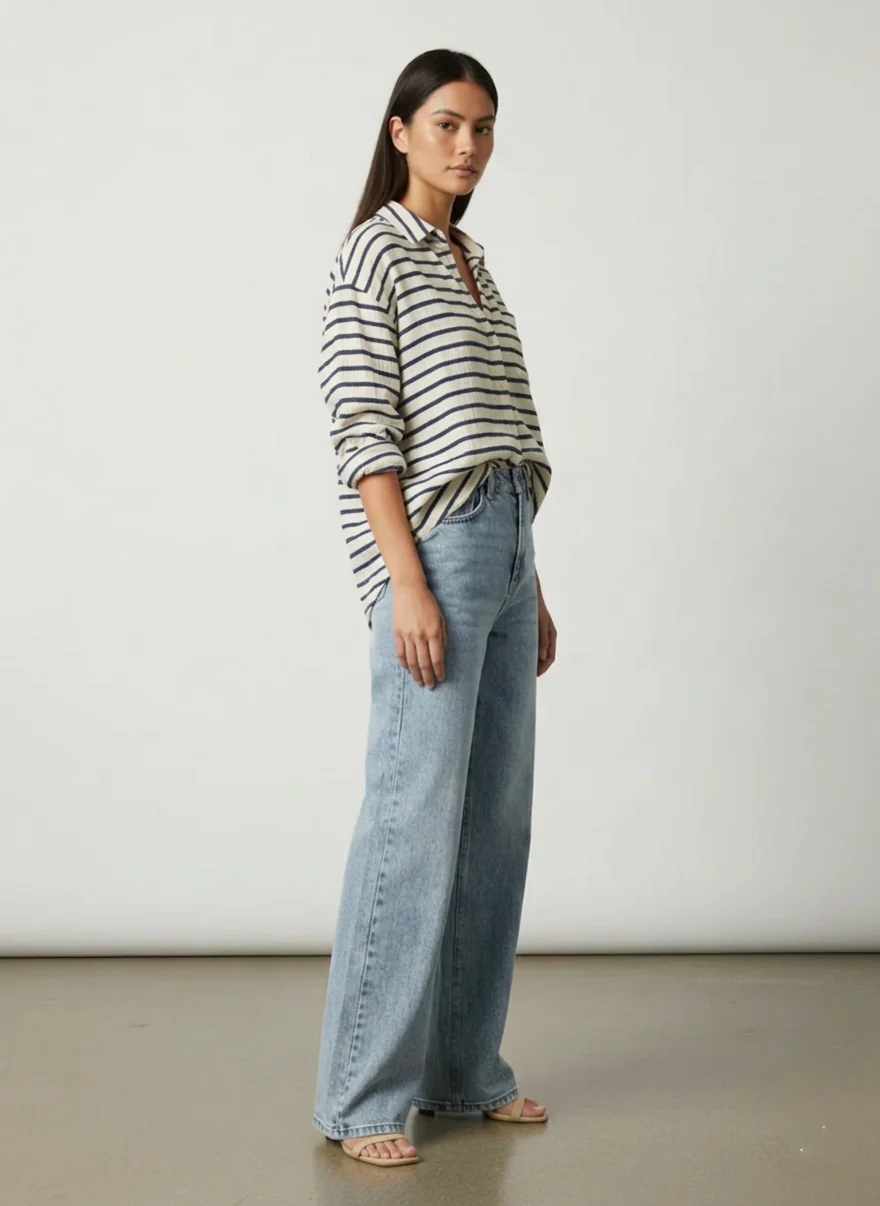 64% off on Zush Ladies Wide Leg Jeans | OneDayOnly