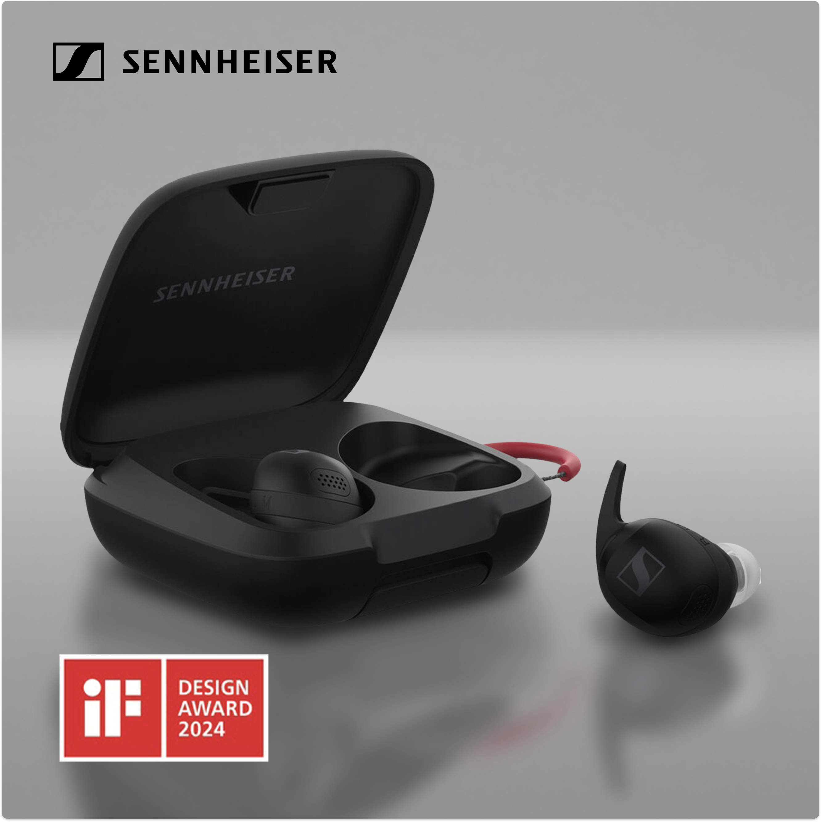 Momentum Sport Active Noise Cancelling Wireless Earbuds