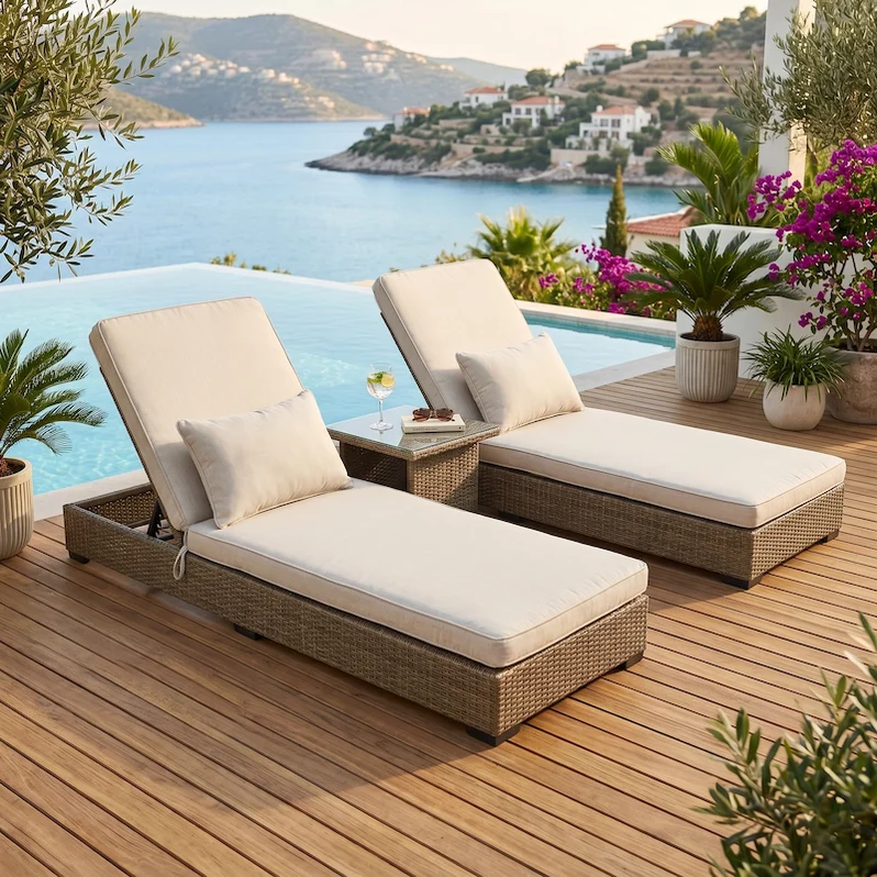 Lido Resort Sun Lounger Set