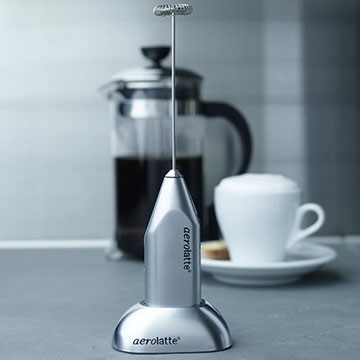 Satin Milk Frother and Stand